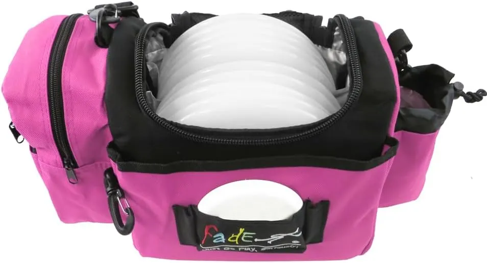 Fade Crunch Disc Golf Bag – Compact, Durable, and Versatile Shoulder Strap Bag with Insulated Cooler Lining