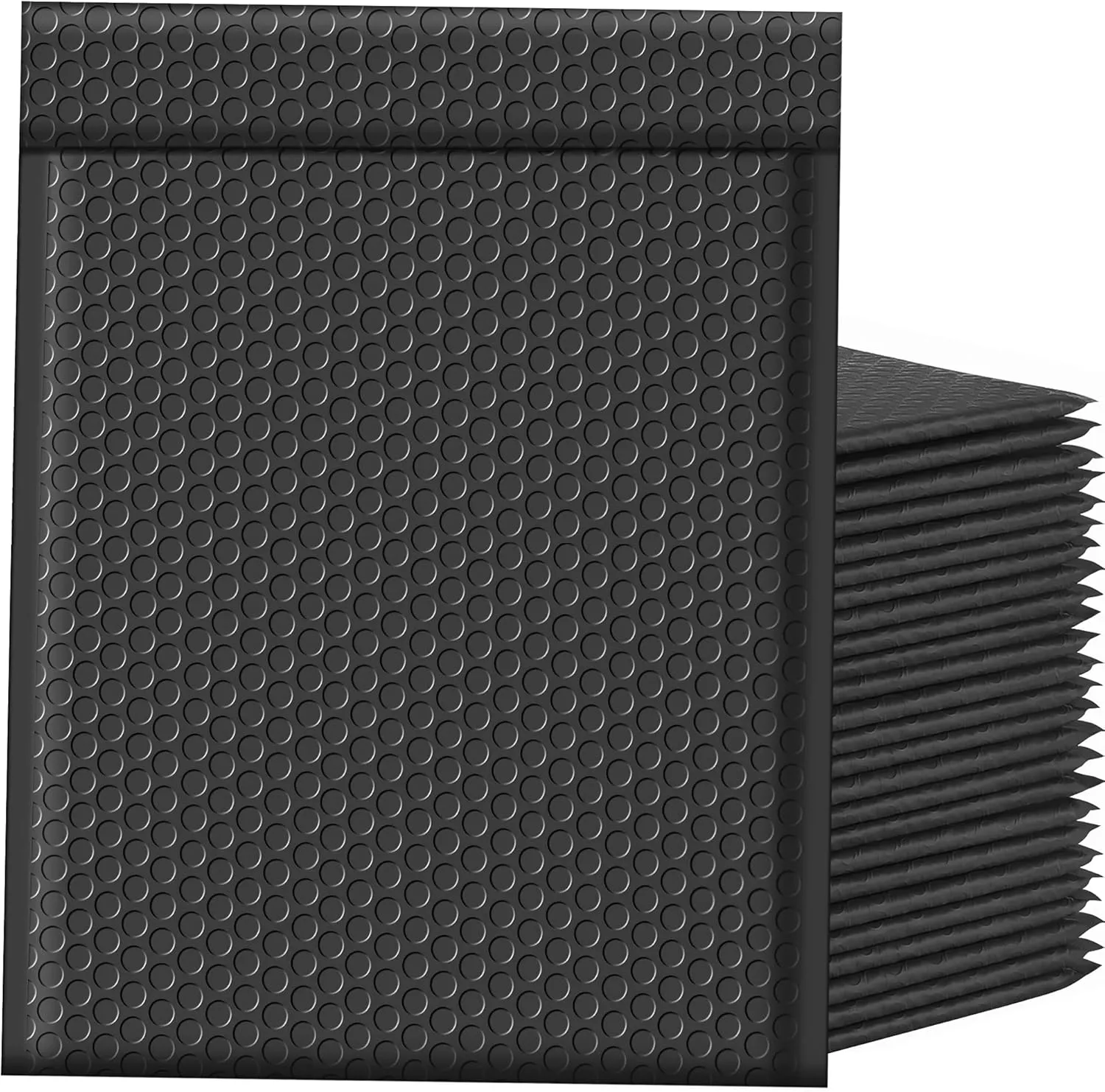 Famagic Bubble Mailers 10.5x16 Inch 25pc Black Shipping Bags, Chic Packaging Bags For Small Business, Colored Padded Mailing Envelopes, Opaque Matte Self Seal Bubble Poly Mailers Bulk #5
