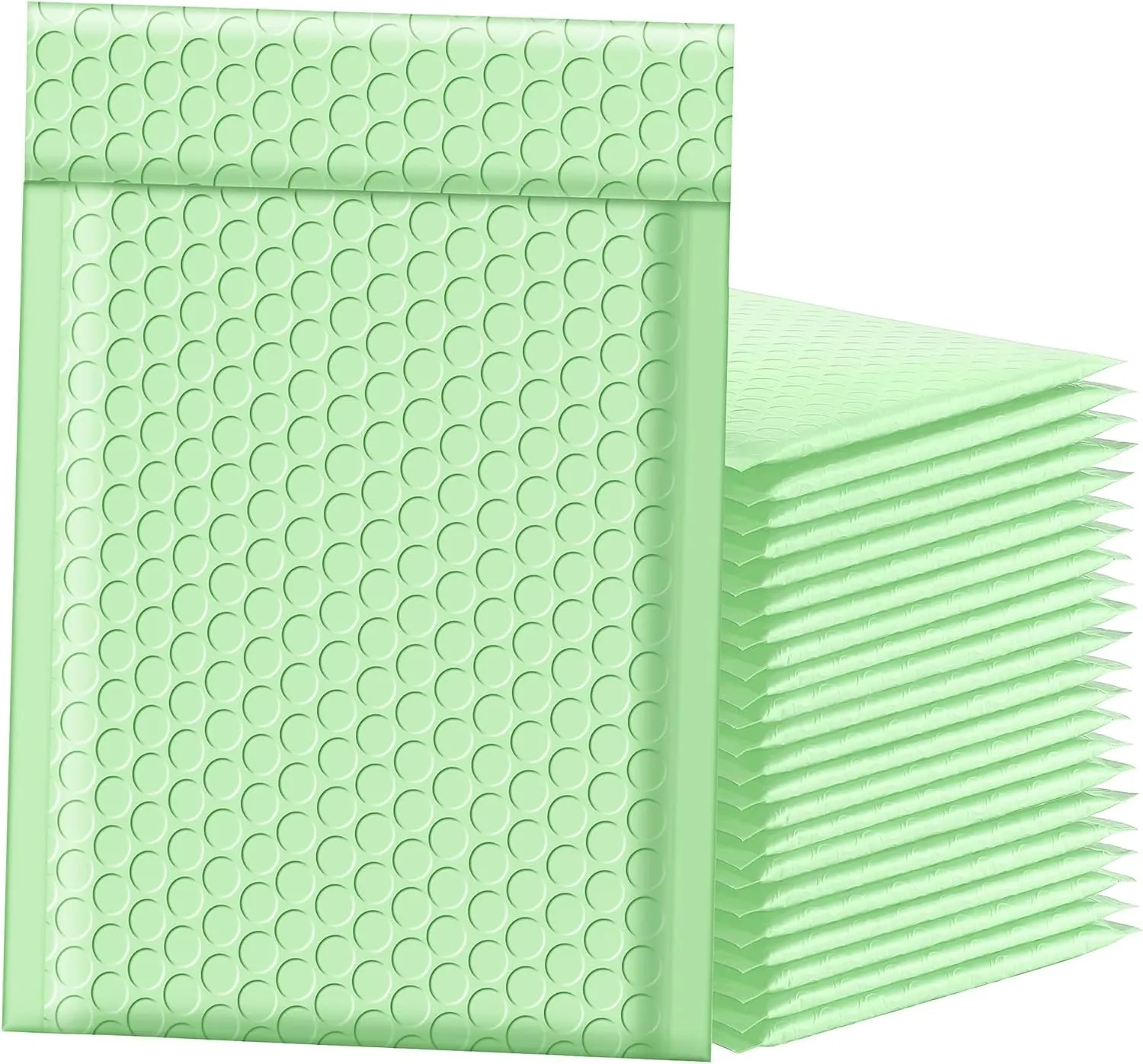 Famagic Bubble Mailers 6x10 Inch 100pcs Mint Green Shipping Bags, Chic Packaging Bags For Small Business, Colored Padded Mailing Envelopes, Opaque Matte Self Seal Bubble Poly Mailers Bulk #0