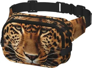 Fanny Pack Belt Bag for Men Women Depict a leopard Adjustable Waist Packs Bag Crossbody Bags for Travel