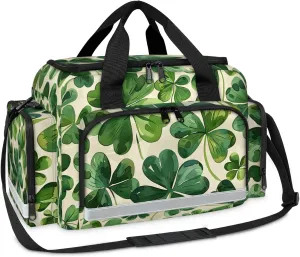 First Aid Bags Empty, Plants - Clover Emergency Bag Four-Leaf Clover First Aid Kit Multiple Compartment Kit Carrier On Call Trauma Bag For Paramedics Emergency Medical Supplies Kit