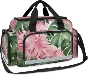 First Aid Bags Empty, Tropicall Palm Leaves Emergency Bag First Aid Kit Multiple Compartment Kit Carrier On Call Trauma Bag For Paramedics Emergency Medical Supplies Kit