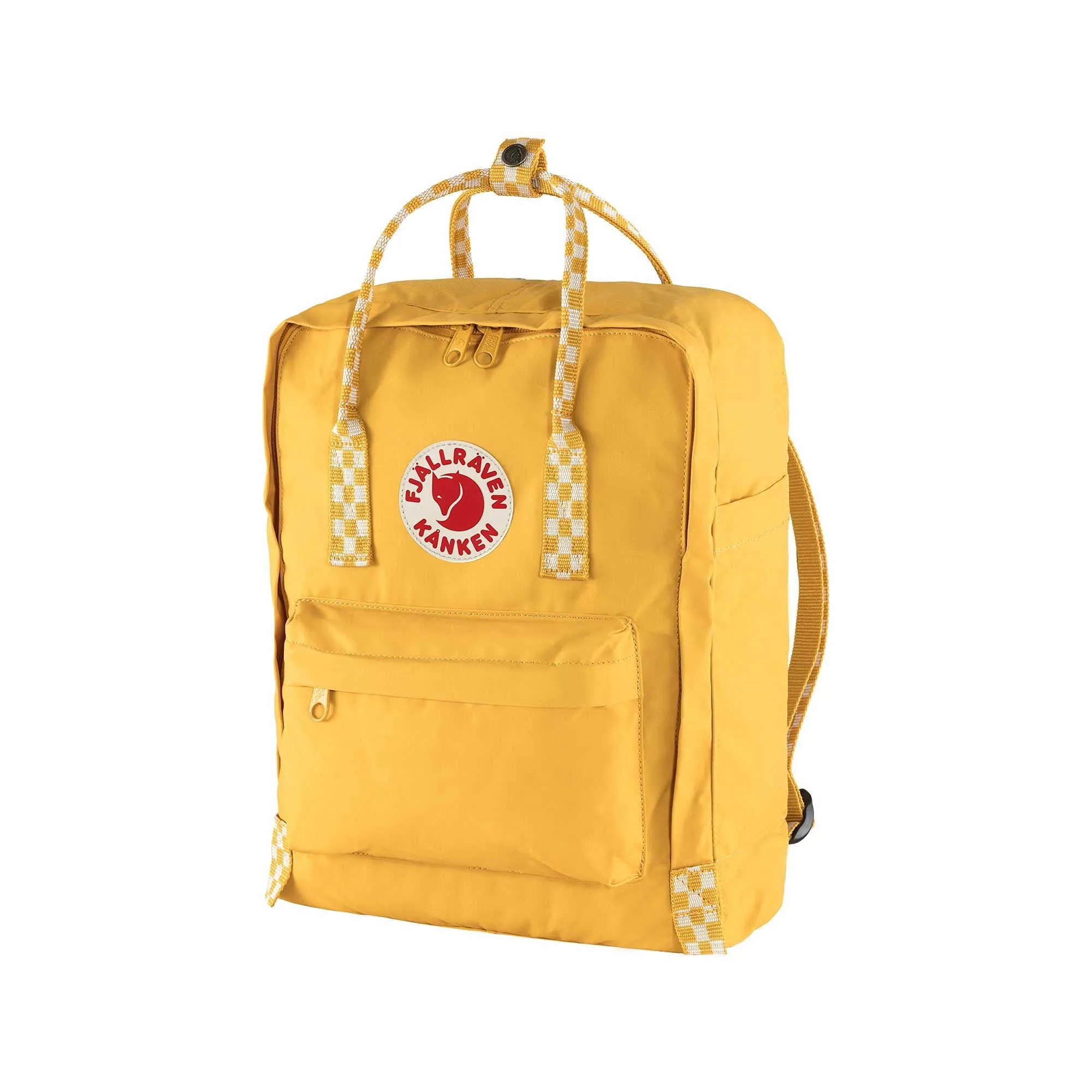 Fjällräven Kånken Ochre/Chess Pattern One Size