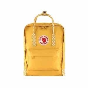 Fjällräven Kånken Ochre/Chess Pattern One Size