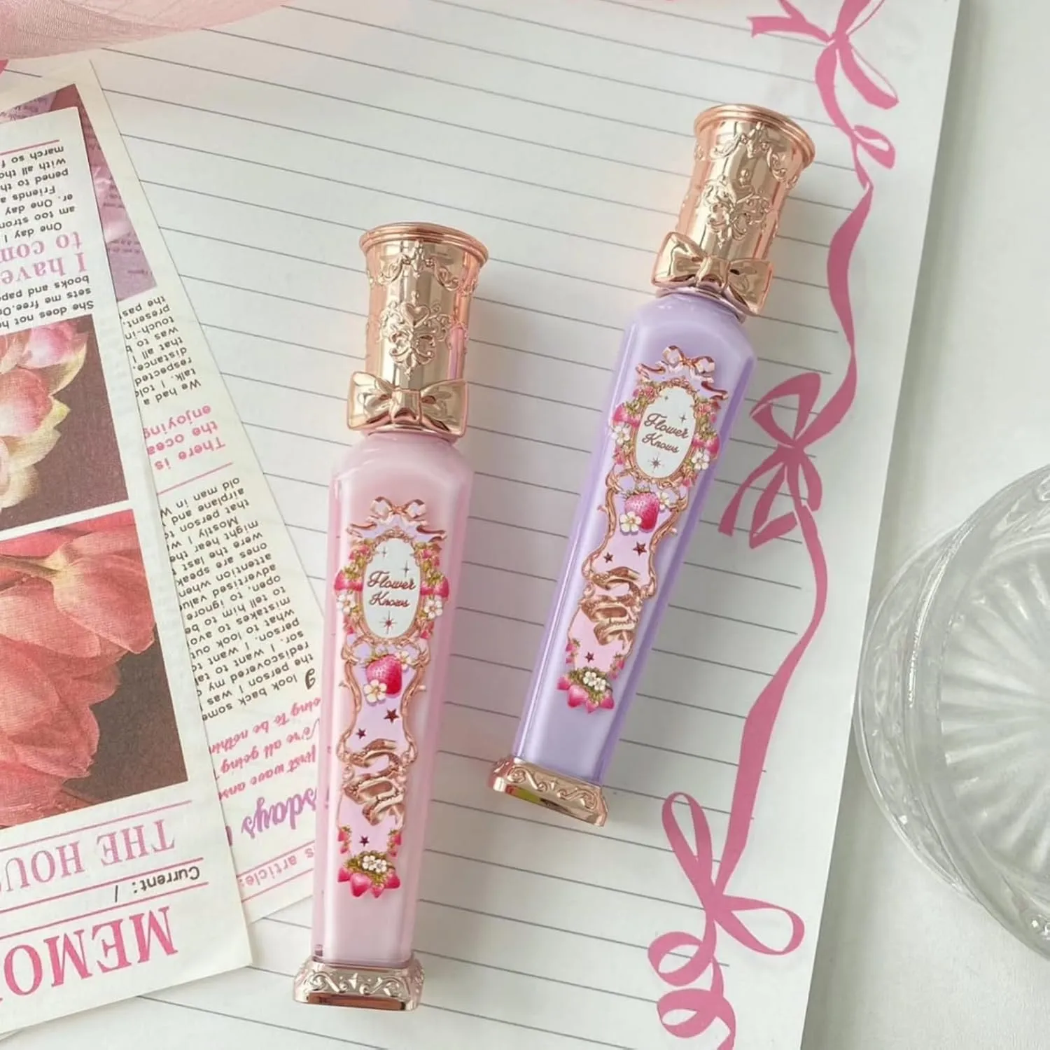 Flower Knows Violet Strawberry Rococo Glowy Lip Gloss,Moisturizing Tinted Lip Oil-Hydrating Lip Makeup for Girls&Women-Vegan & Cruelty-Free-0.12 Fl Oz,1 Count (G04 Blackberry Jam)
