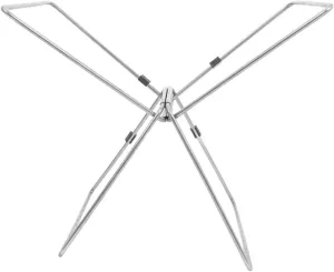 Foldable Stainless Steel Camping Rack Portable Insulated Cooler Stand for Outdoor Use Storage Protective Insulation for Camping Gear Sleek Design for Elegant Setup