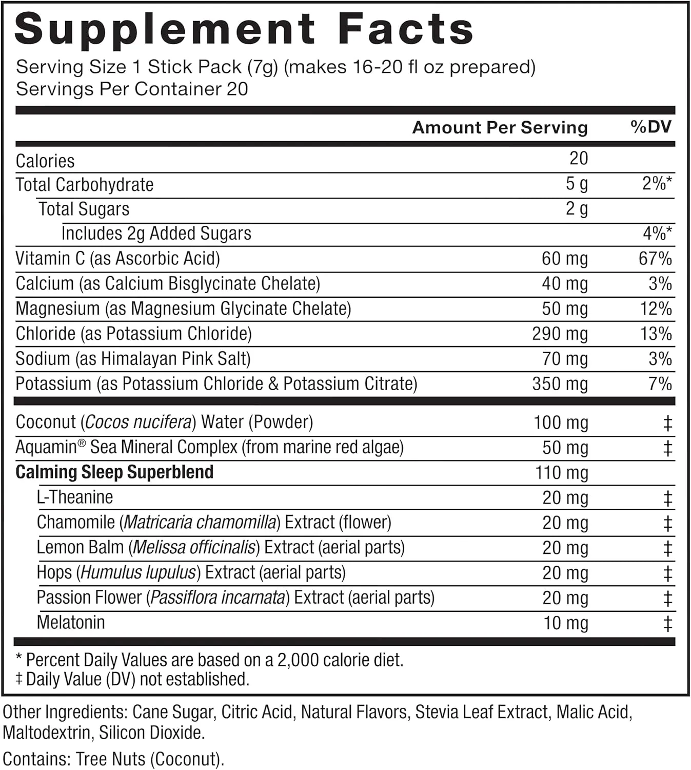 FORCE FACTOR Liquid Labs Sleep, Electrolytes Powder & Sleep Aid with Melatonin 10mg, Hydration Packets for Sleep Support with Vitamins, Minerals, & Antioxidants, Dream Berry Flavor, 20 Stick Packs