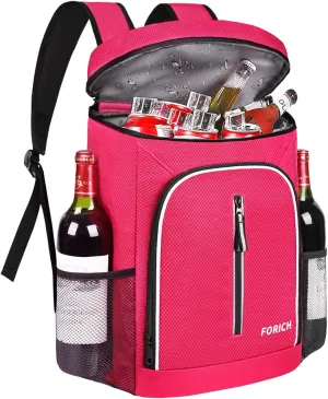 FORICH Soft Cooler Backpack Insulated Waterproof Backpack Cooler Bag Leak Proof Portable Small Cooler Backpacks to Work Lunch Travel Beach Camping Hiking Picnic Fishing Beer for Men Women