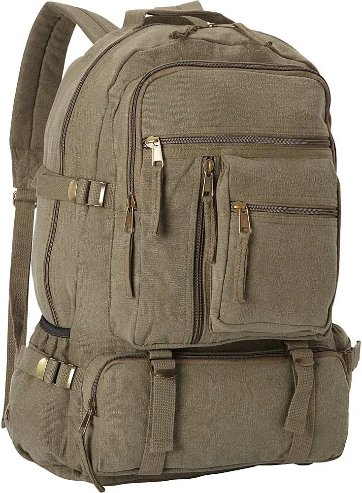 Fox Outdoor Products Retro Cantabrian No Leather Trim Excursion Rucksack
