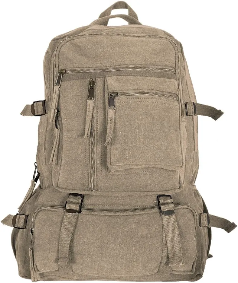 Fox Outdoor Products Retro Cantabrian No Leather Trim Excursion Rucksack