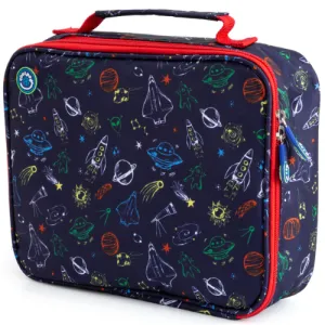 Freezable Bento Regular Cooler Bag Portable Insulated Lunch Box - Spaceships
