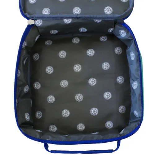 Freezable Square Lunch Box Cooler Bag Portable Insulated Food Container - Black