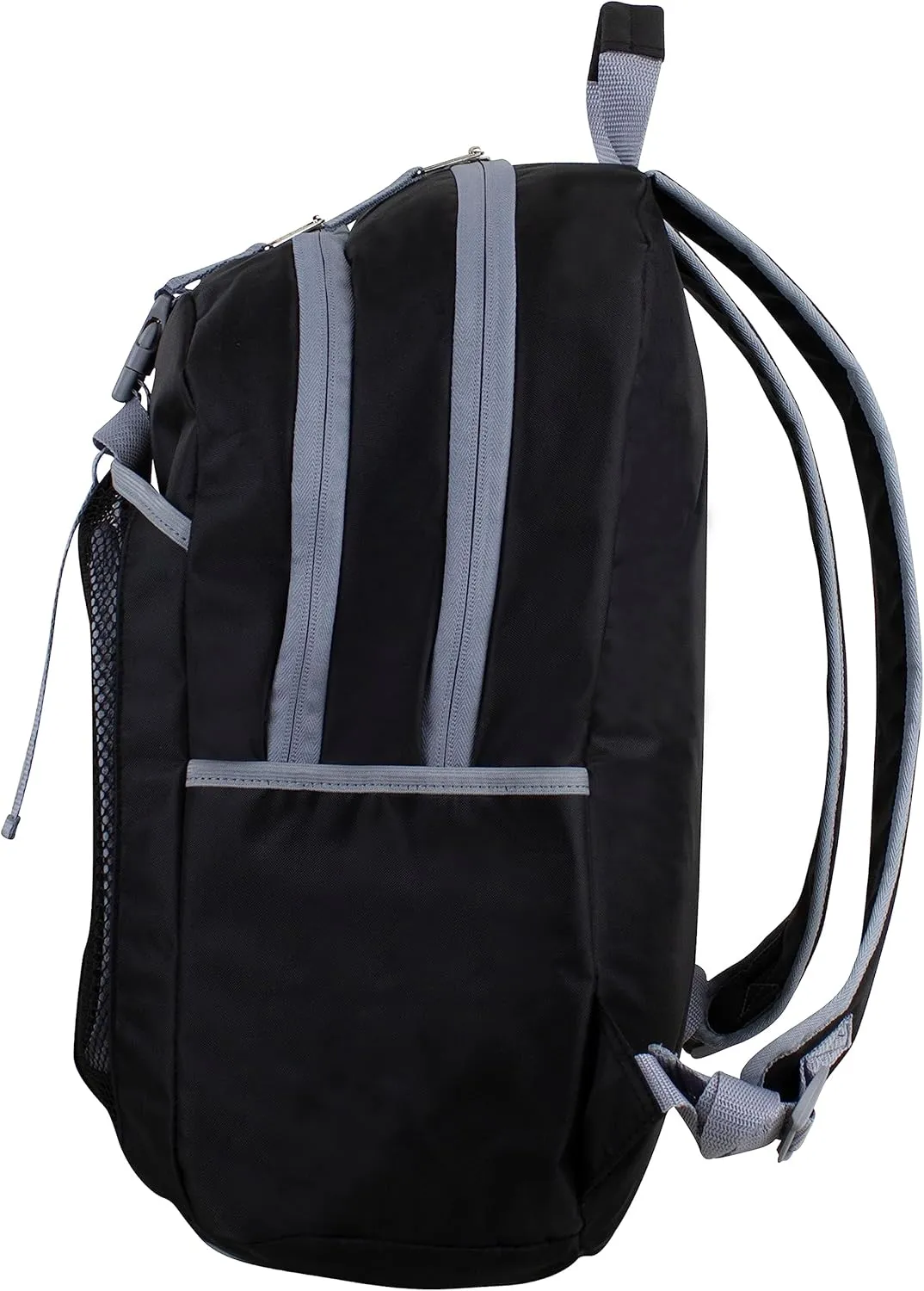 FUEL Lunch Backpack Set Teens Student Water Resistant Bookbag Bag Soft Reusable Insulated Cooler Lunch Box Thermal Travel Office Lunch Bag, Black