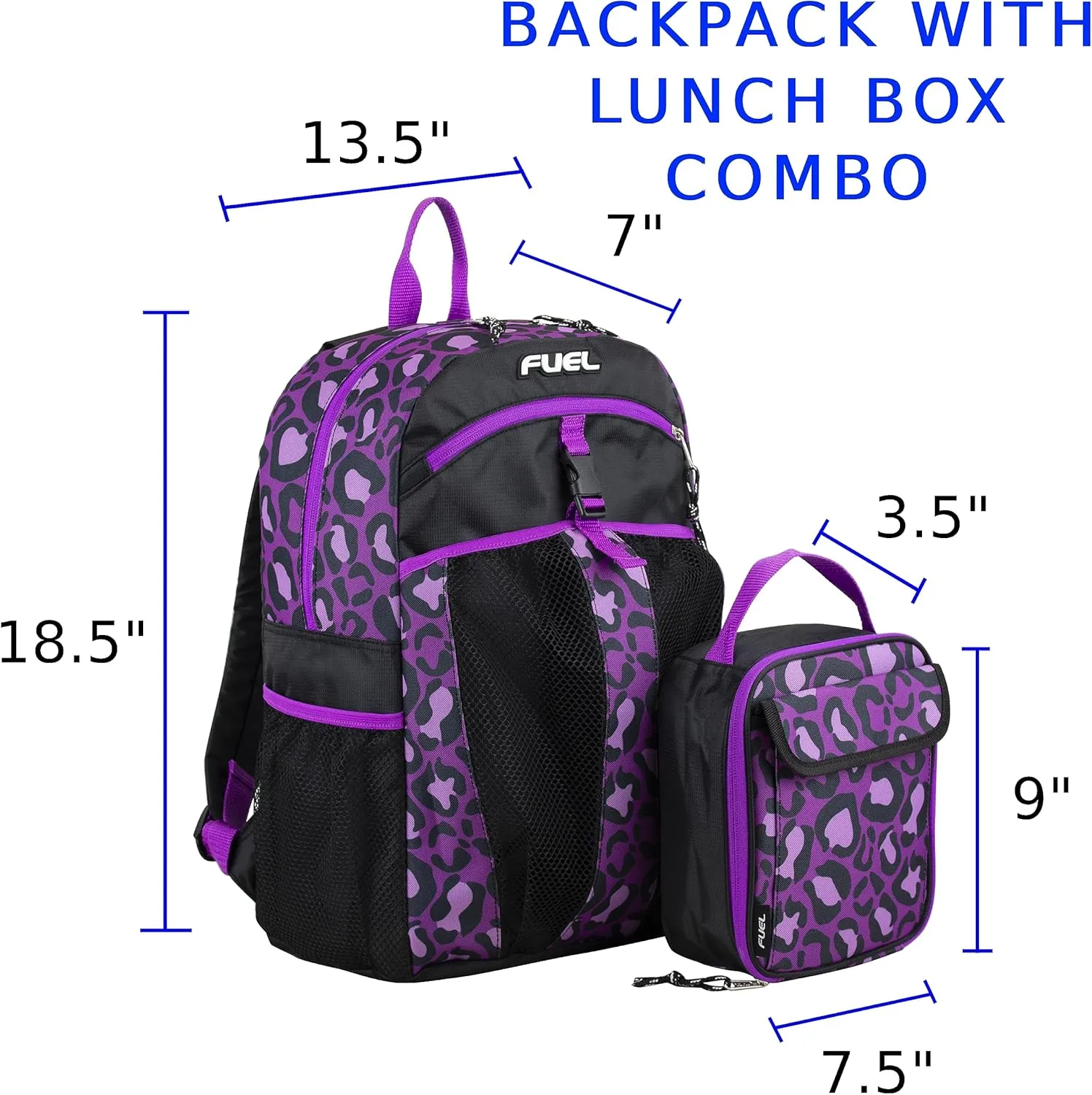 FUEL Travel Backpack Cooler Bag Lunchbox for Work Insulated Cooler Bag Lunch Bag Work Hiking Water Bottle Pockets