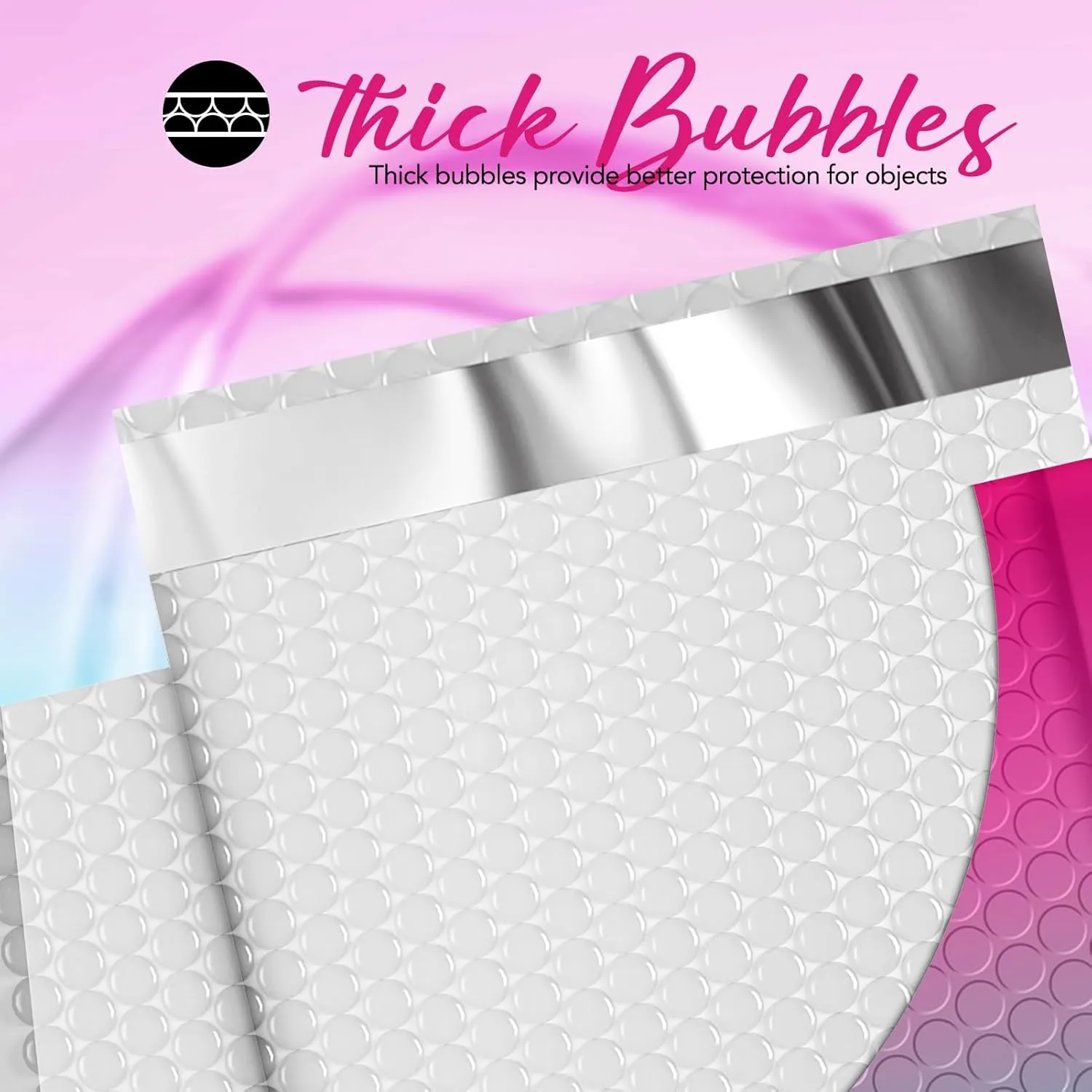 Fuxury Bubble Mailers 6x10 Inch 100 Pack Padded Envelopes Usable Size 6x9" Thick Mailing Envelopes Bubble Opaque Padded Mailers Shipping Bags for Mailing Jewelry Makeup Small Business #0 PinkGreen