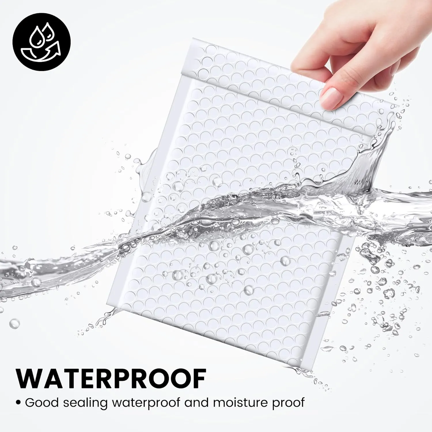 Fuxury Bubble Mailers 6x10 Inch White 50 Pack Padded Envelopes Usable Size 6x9" Thick Mailing Envelopes Bubble Opaque Padded Mailers Shipping Bags for Mailing Jewelry Makeup Small Business#0