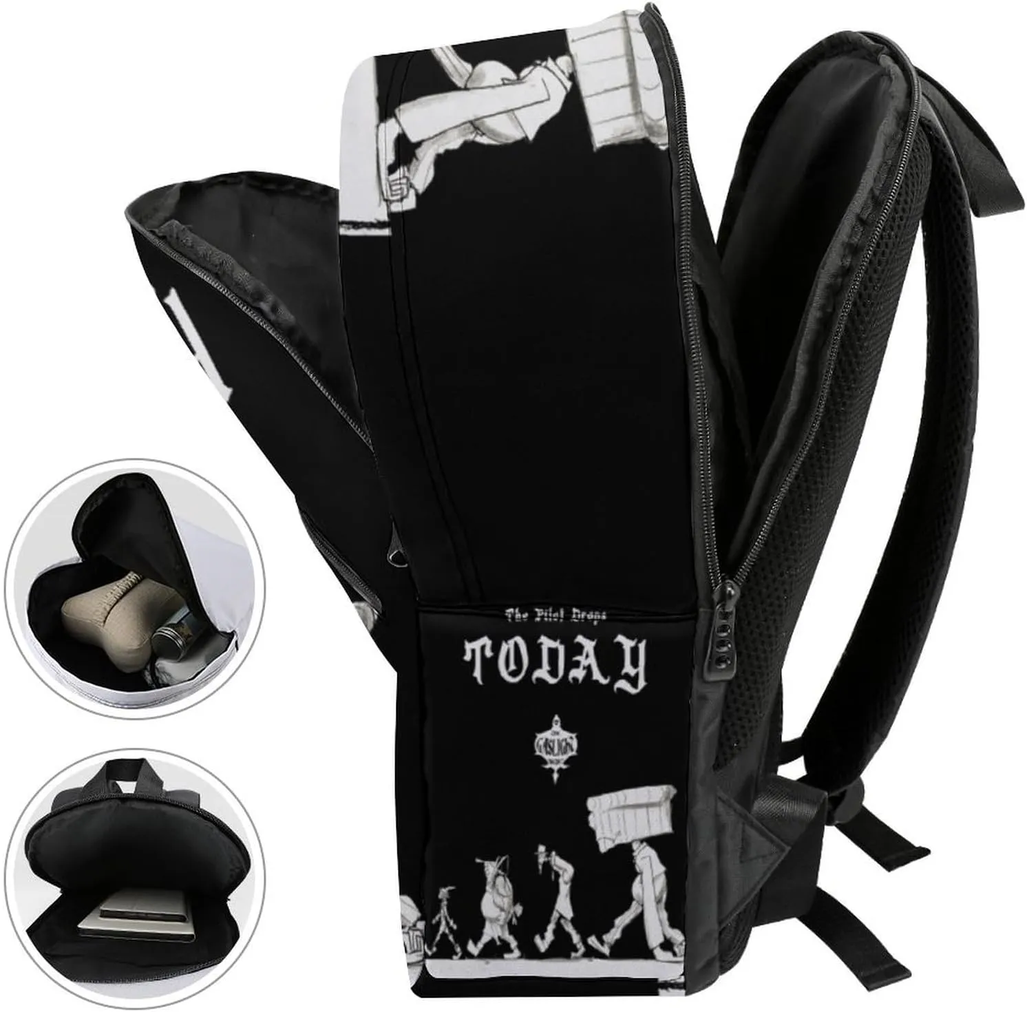 Gaslight District Backpack Lightweight Large Capacity Laptop Backpack For Hiking Work Travel Unisex