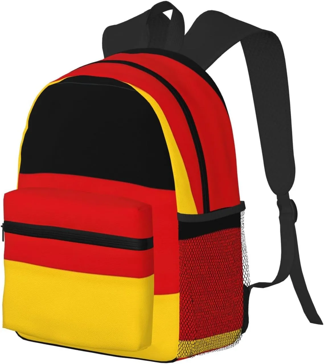 Germany Flag Fashion Backpack,Casual Daypack Backpacks For Men Women, Laptop Bag Travel Hiking Camping