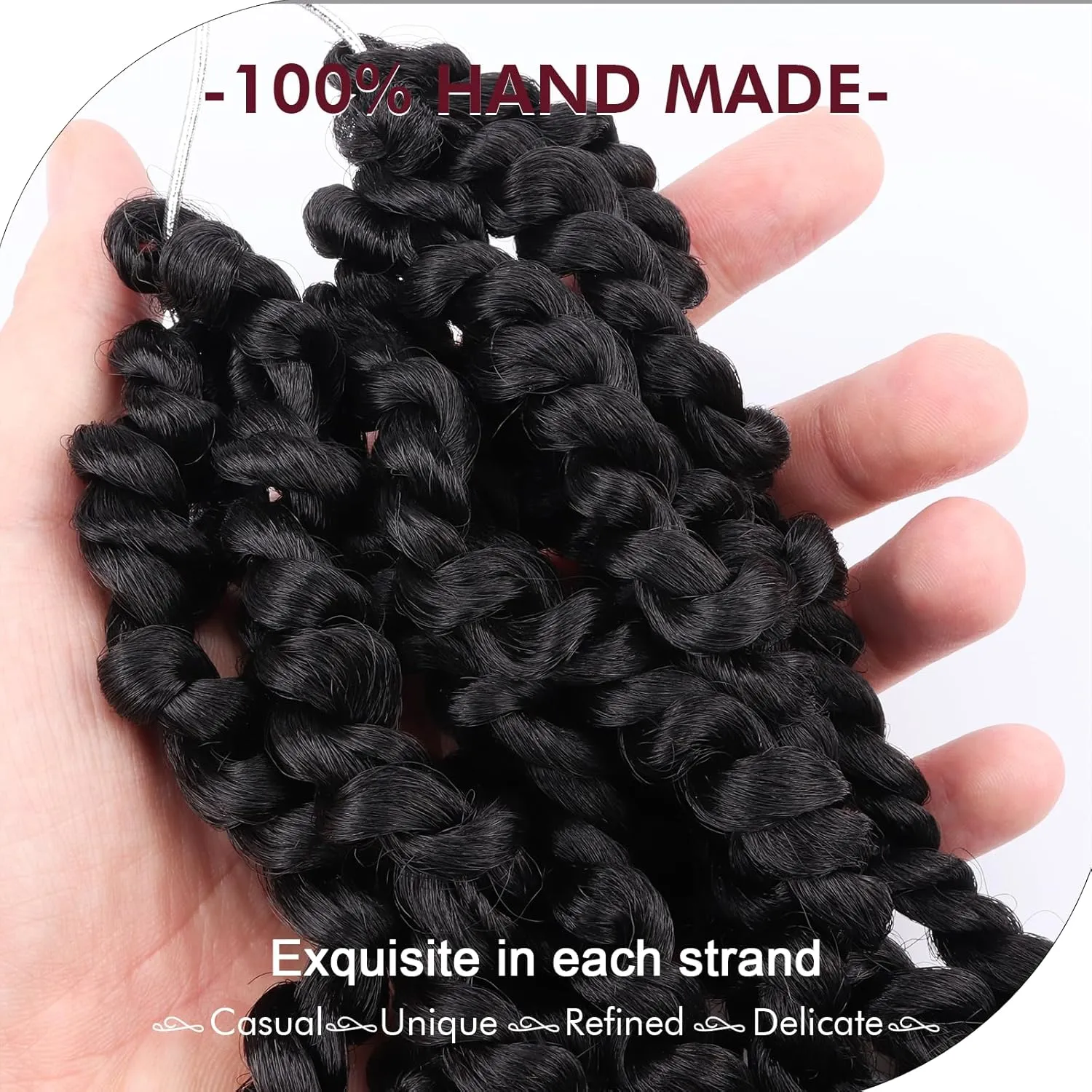 GIX Tiana Passion Twist Hair - 10 Inch Combo Packs(1B-6P T27-1P-T30-1P) Passion Twist Crochet Hair, Pre-Looped Pre-Twisted Synthetic Braiding Hair Extension (10 Inch, 1B-6P T27 T30-1P)