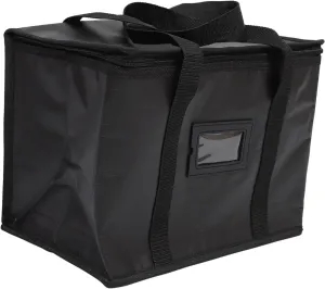 GLEAVI Grocery Insulated Bag Jumbo Cooler Carrier for Food Transport Collapsible Lunch Tote for Picnics Bbqs and Grocery Shopping Weaved Cloth Capacity