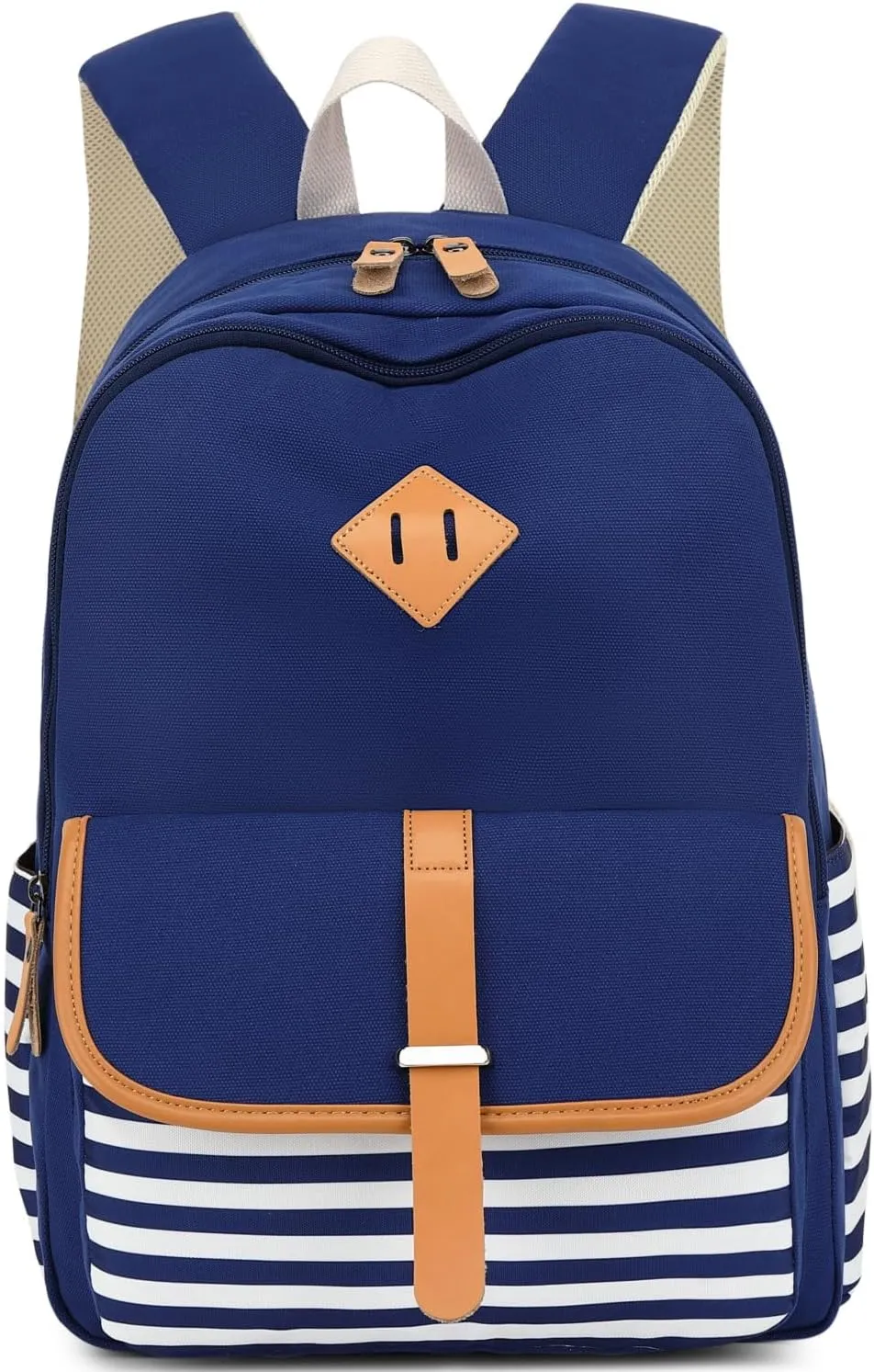 H HIKKER-LINK Laptop Backpack Stylish Casual Backpack Shoulder Bag Daypack Rucksack Pink