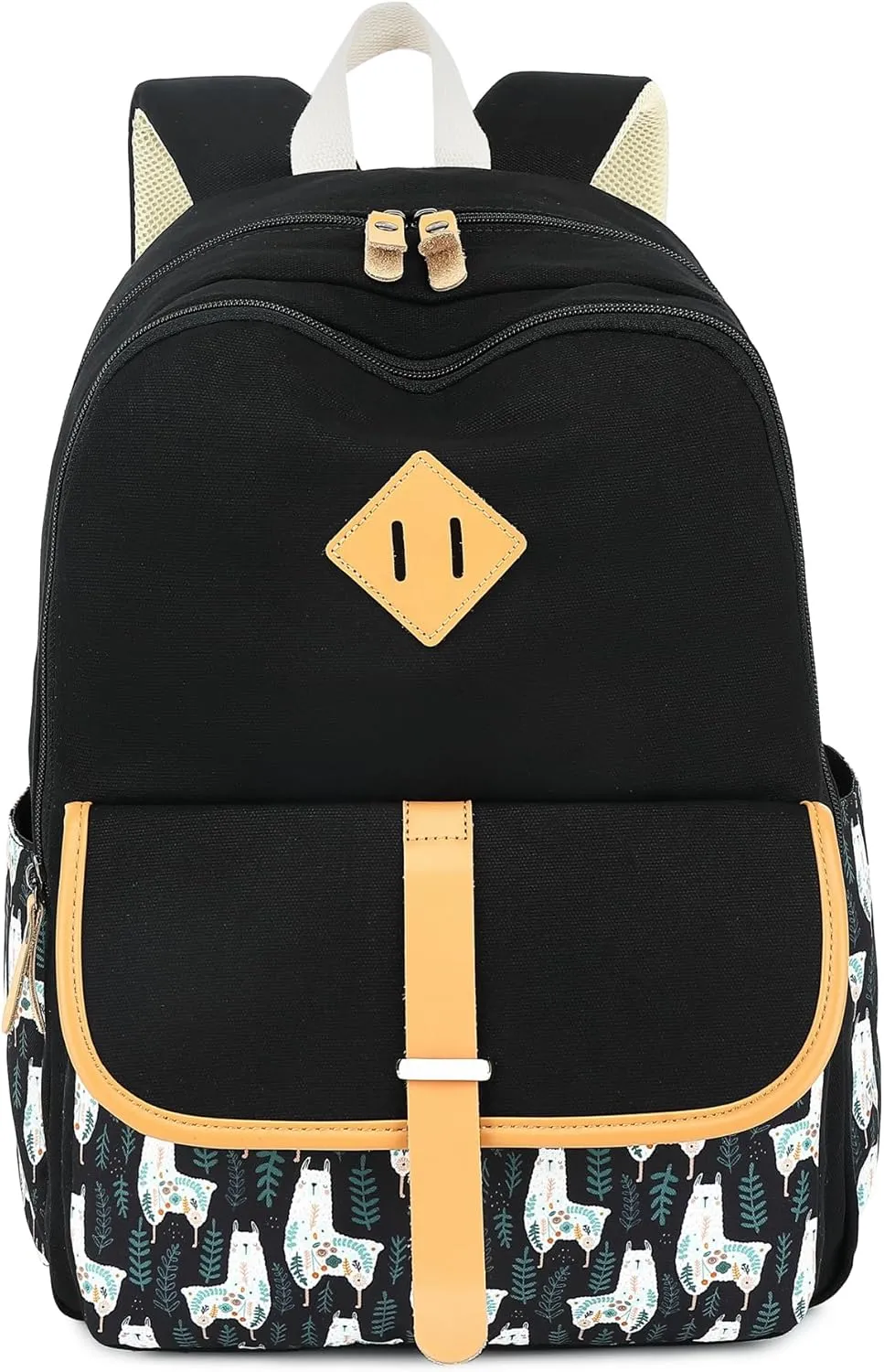 H HIKKER-LINK Laptop Backpack Stylish Casual Backpack Shoulder Bag Daypack Rucksack Pink