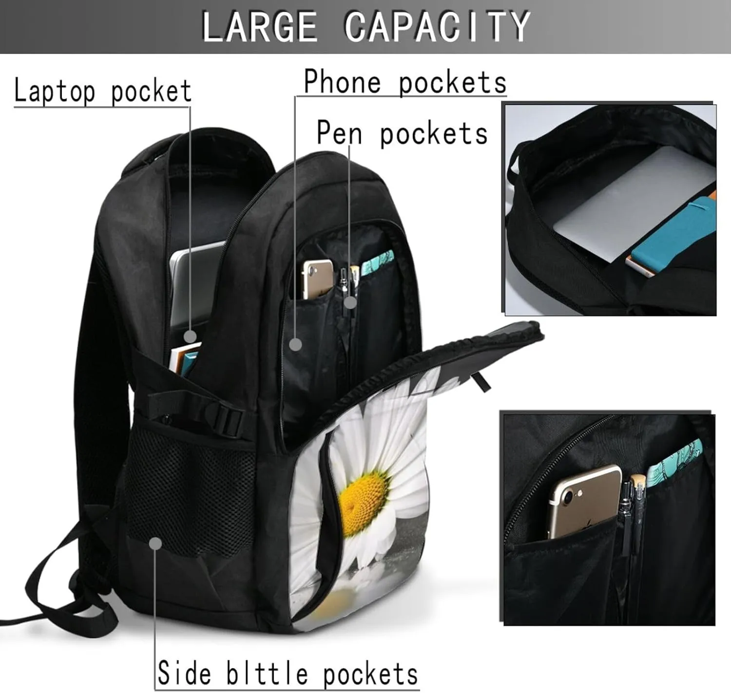 Heart Love Romance Travel Backpack With Usb Port For Women Usb Classic Backpack Work Bag Computer Purse For Man