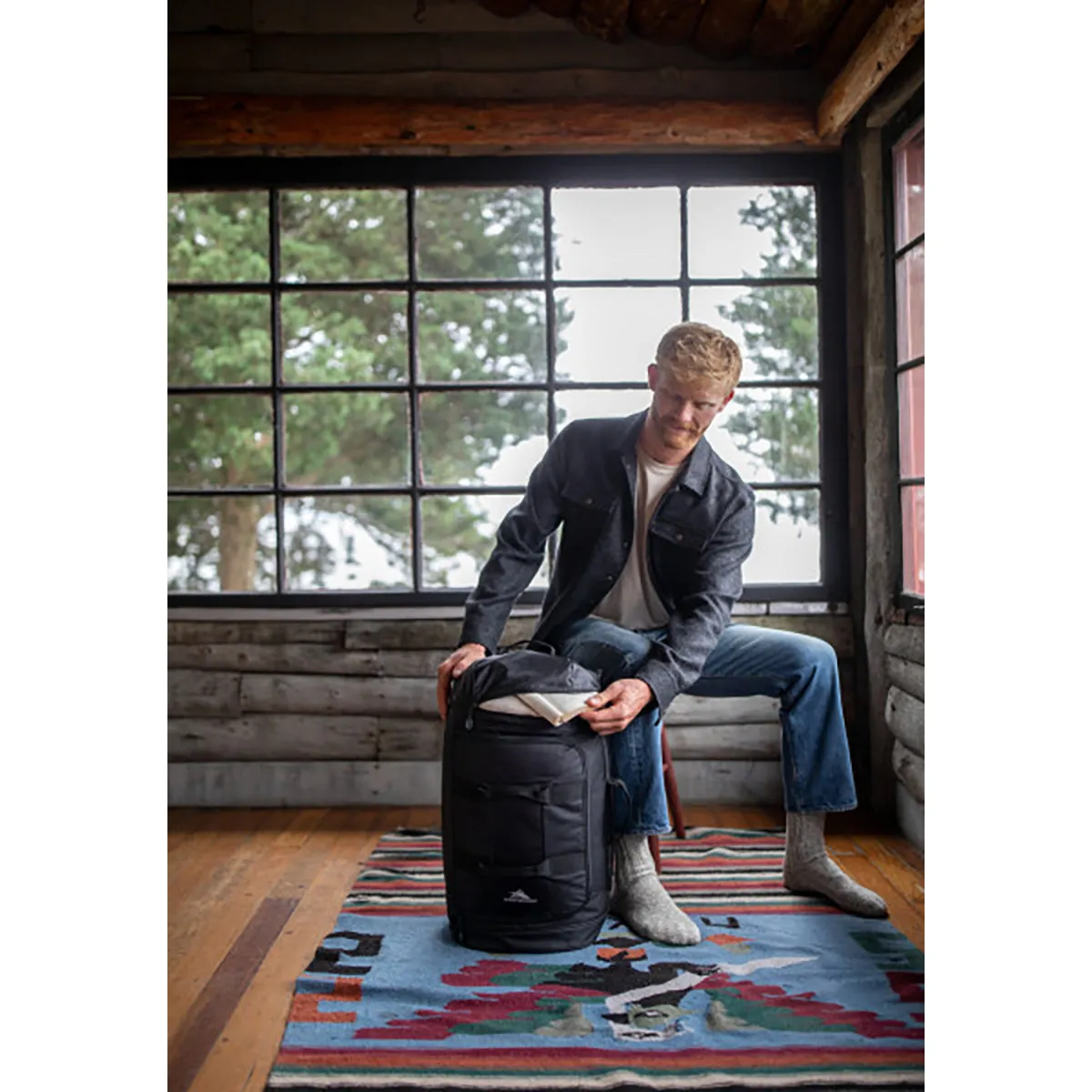 High Sierra Boxed Wheeled DFLS Medium Wheeled Duffel