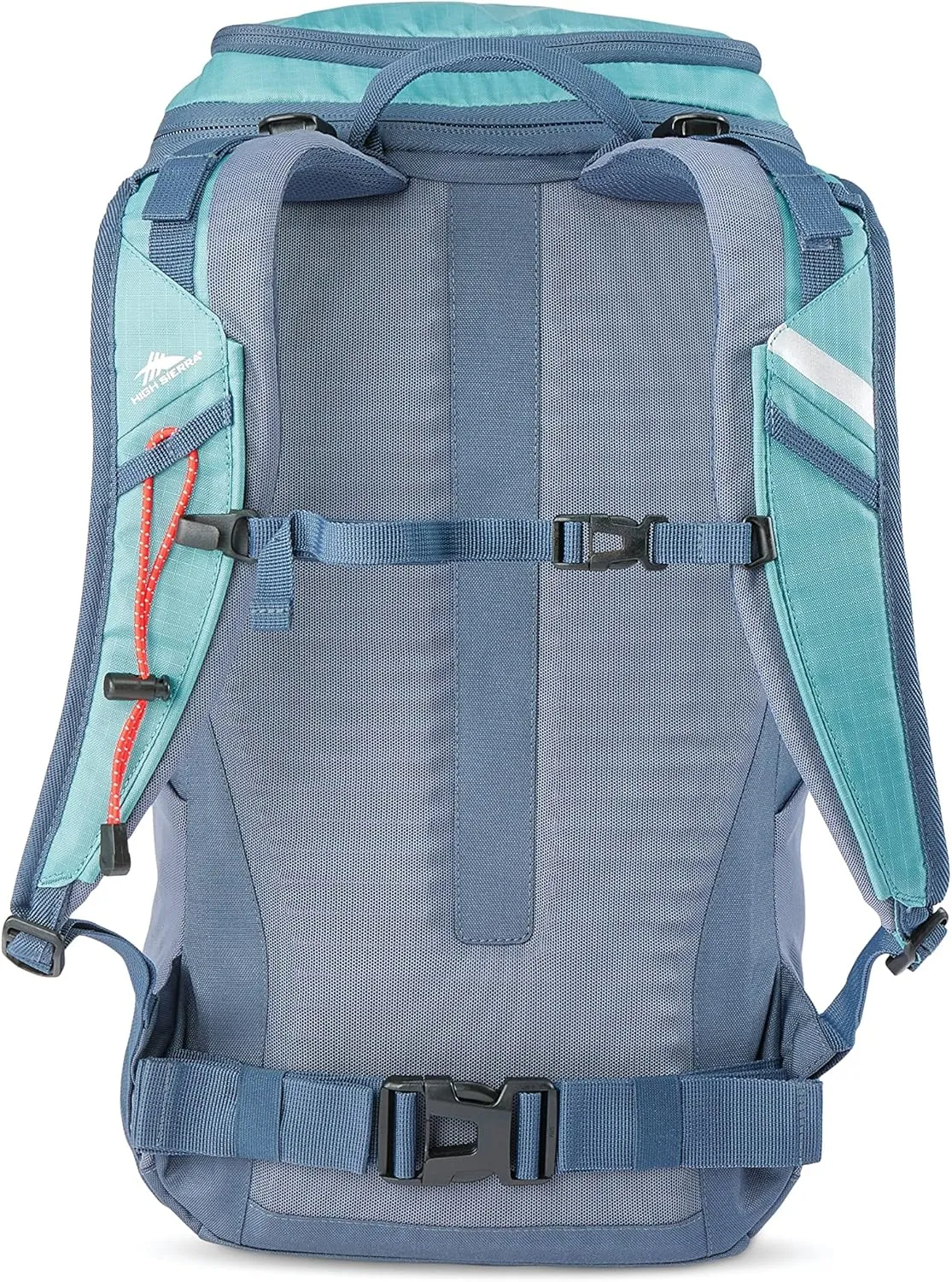 High Sierra Pathway 2.0 Backpack with Hydration Storage Sleeve, for Hiking, Biking, Camping, Traveling, Arctic Blue, 30L