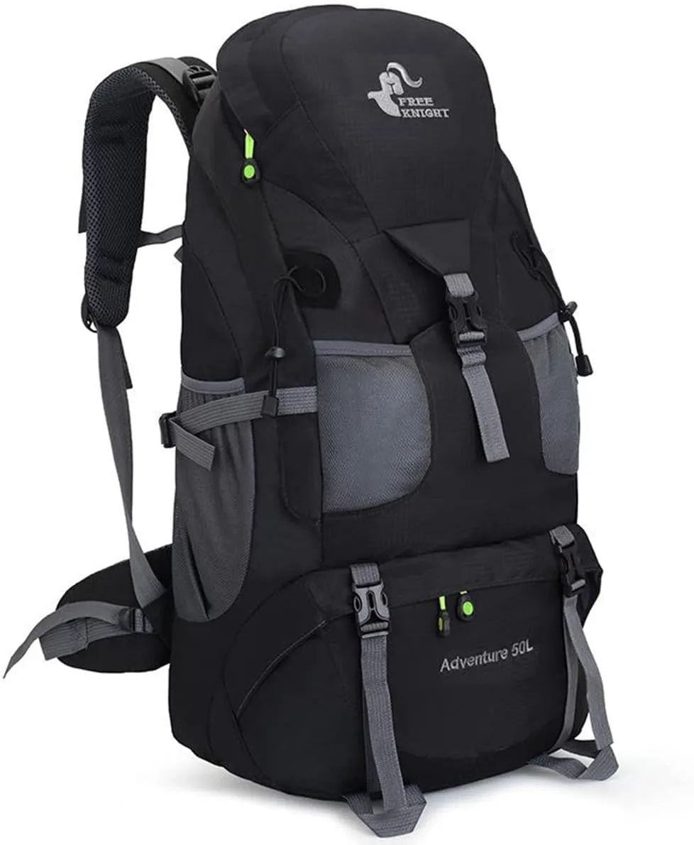 Hiking Backpack 50L Climbing Camping Backpack Large Rucksack for Trekking Travel Outdoor Sport