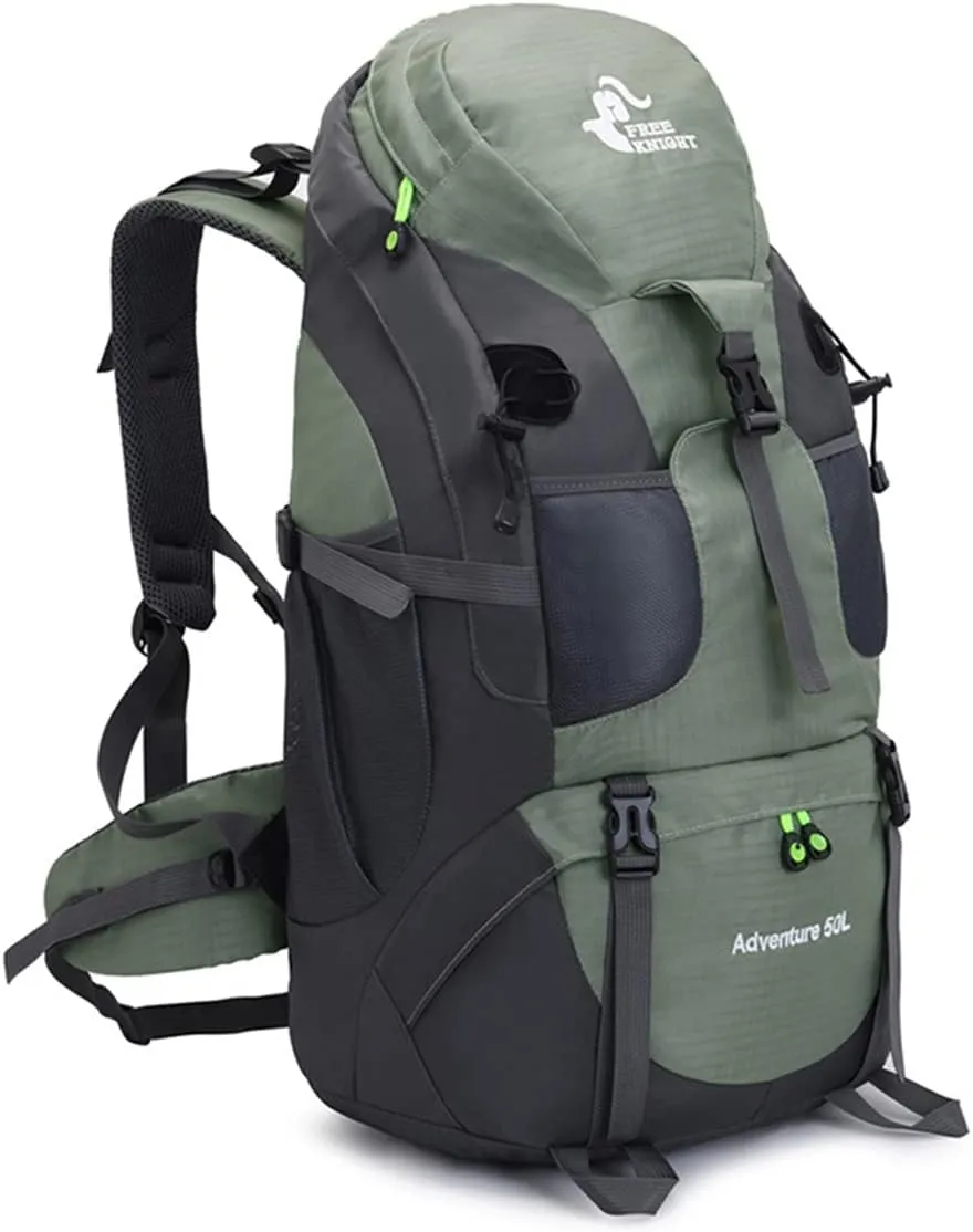 Hiking Backpack 50L Climbing Camping Backpack Large Rucksack for Trekking Travel Outdoor Sport