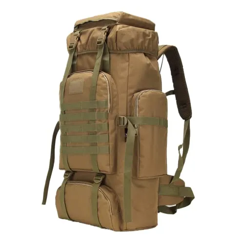 Hiking Backpack for Men 70L/100L Camping Backpack Military Rucksack Molle
