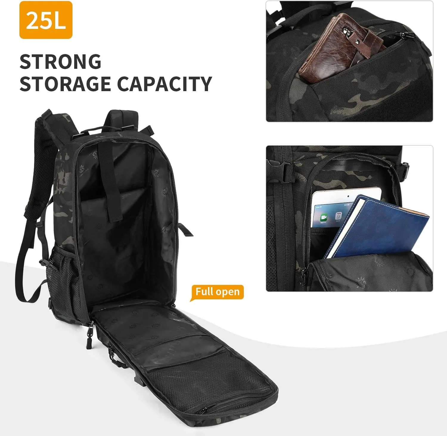 HUNTVP Military MOLLE Backpack Hunting Rucksack Gear Tactical Backpack Assault Pack 25L
