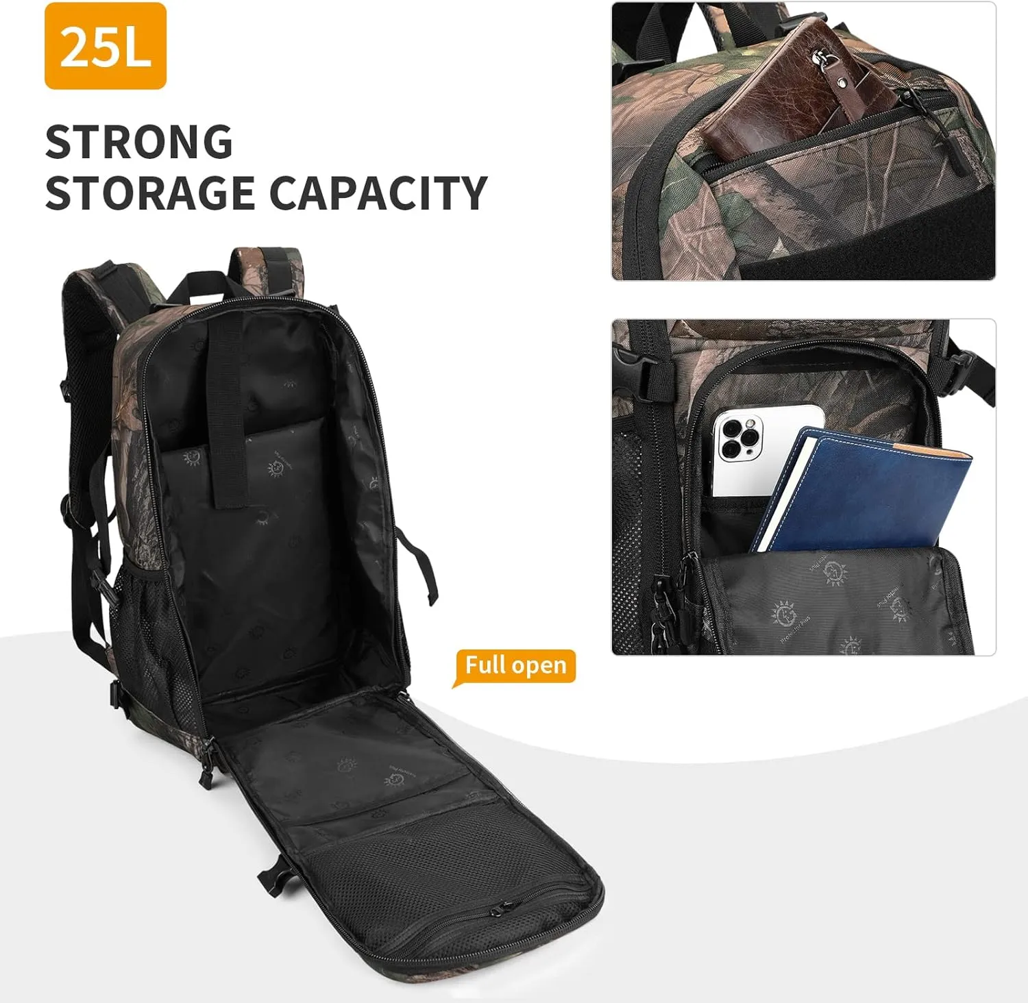 HUNTVP Military MOLLE Backpack Hunting Rucksack Gear Tactical Backpack Assault Pack 25L