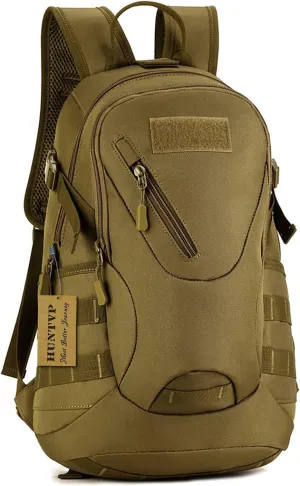 HUNTVP Military MOLLE Backpack Rucksack Gear Tactical Assbault Packbag 20L for Hunting Camping Trekking Travel