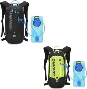 Hydration Backpack with 2l Water Bladder, Lightweight 6L Backpack for Cycling Hiking MTB Skiing Snowboarding