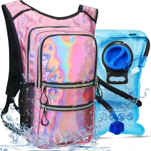 Hydration Pack, Water Backpack with 3L Hydration Bladder Lightweight Insulation, Festival Essential, Rave Hydration Backpack, Hydropack Backpack for Rave, Hiking, Biking, Running, Festival Gear