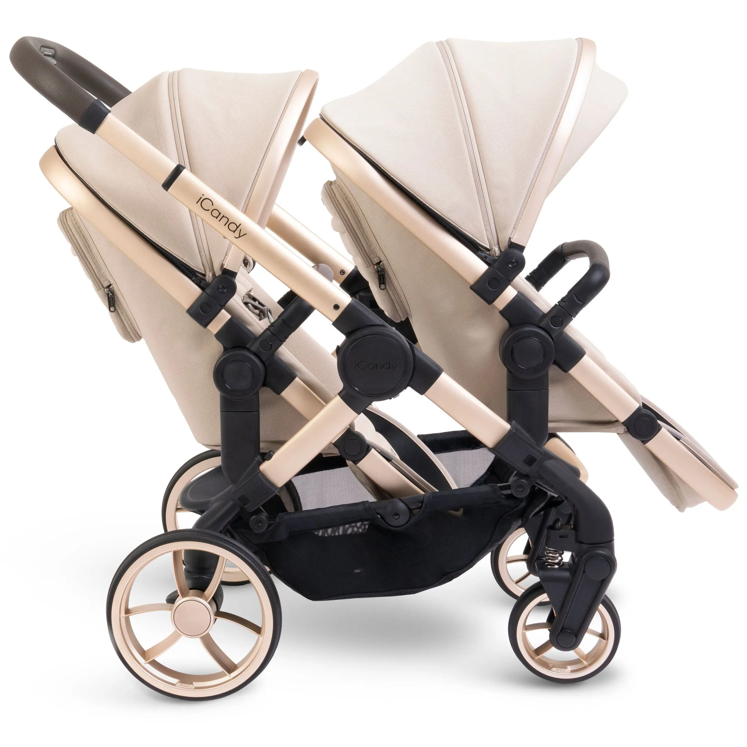 iCandy Peach 7 Double Complete Maxi-Cosi Travel System in Biscotti