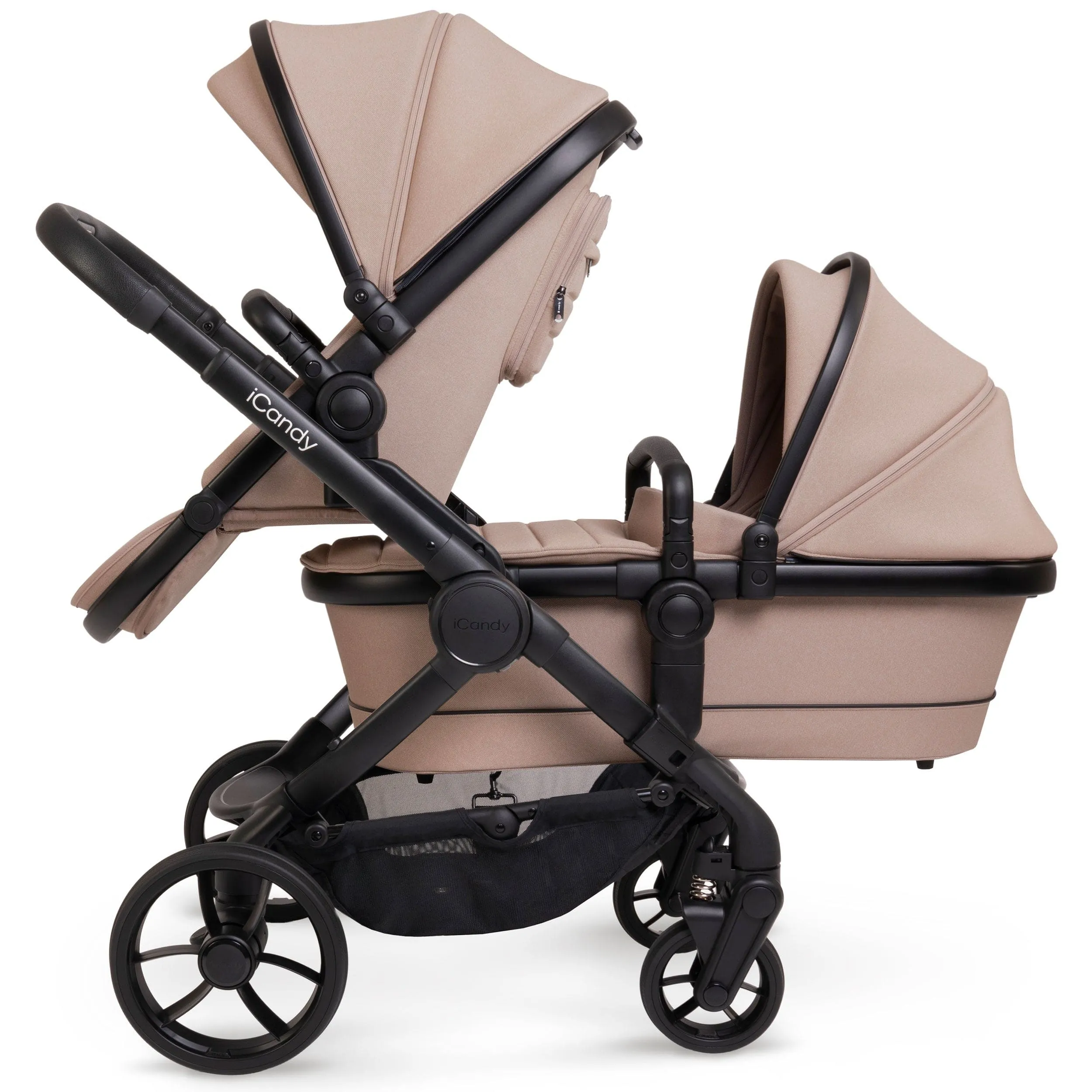 iCandy Peach 7 Double Complete Maxi-Cosi Travel System in Cookie