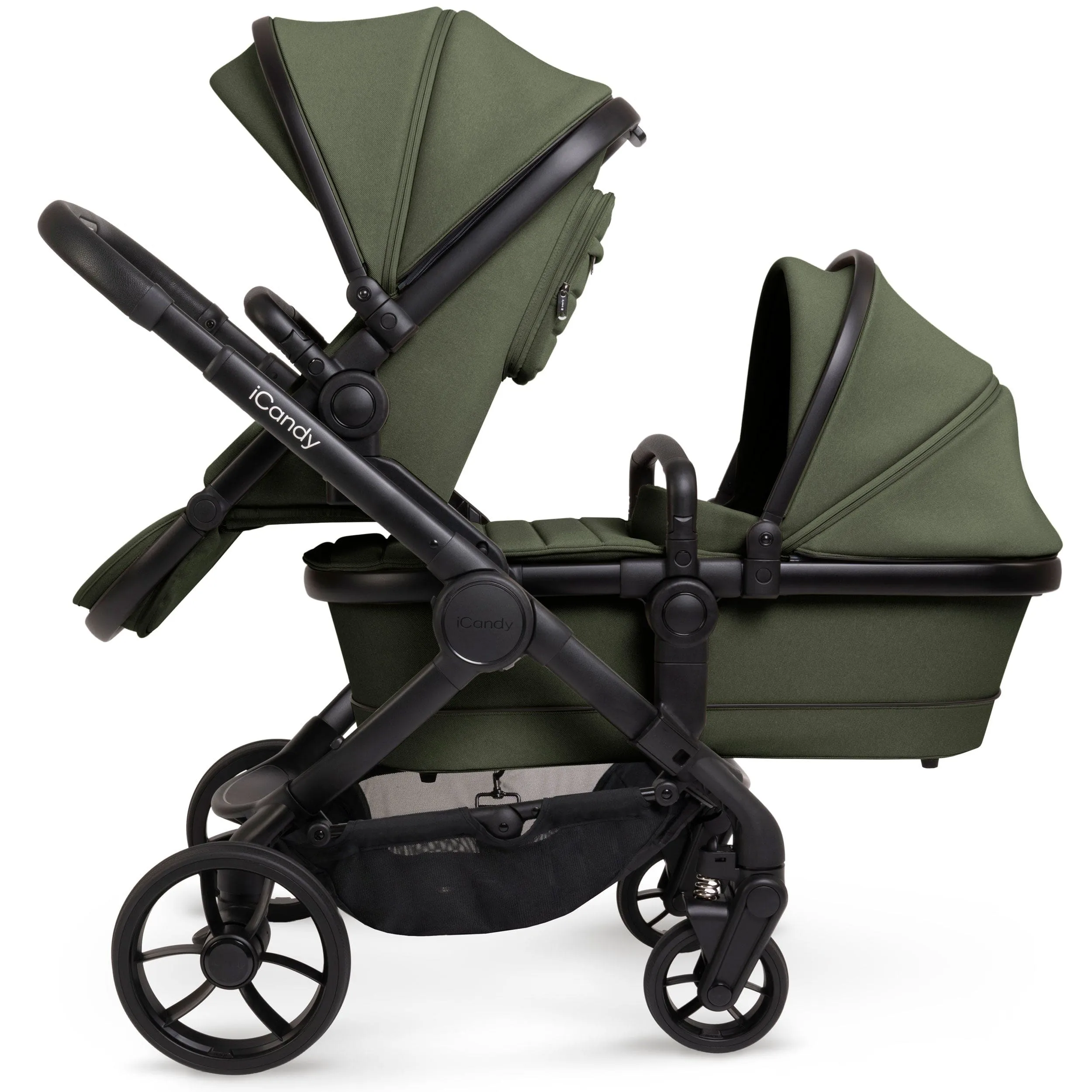 iCandy Peach 7 Double Complete Maxi-Cosi Travel System in Ivy