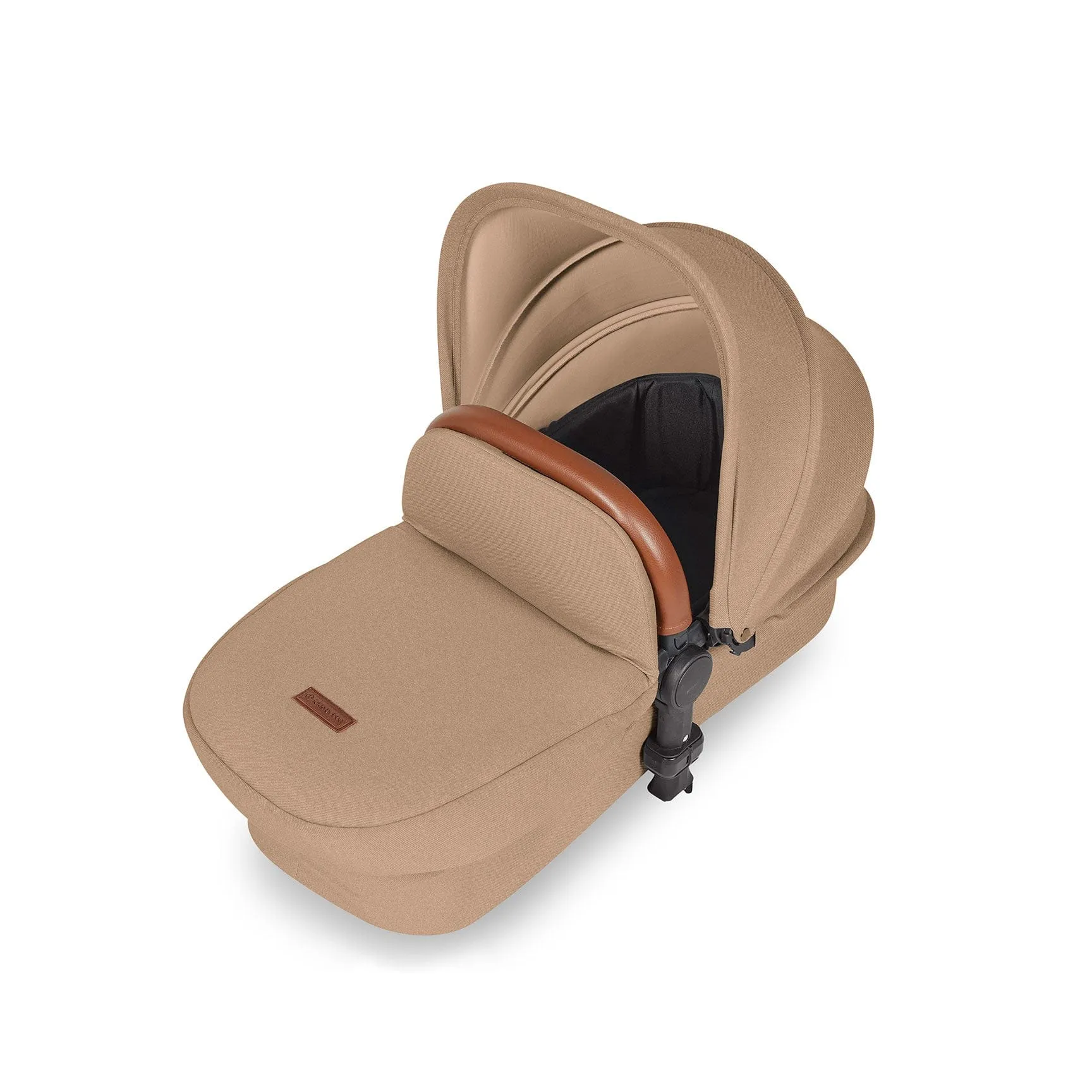 Ickle Bubba Stomp Luxe 2 in 1 Premium Pram - Silver/Desert/Tan