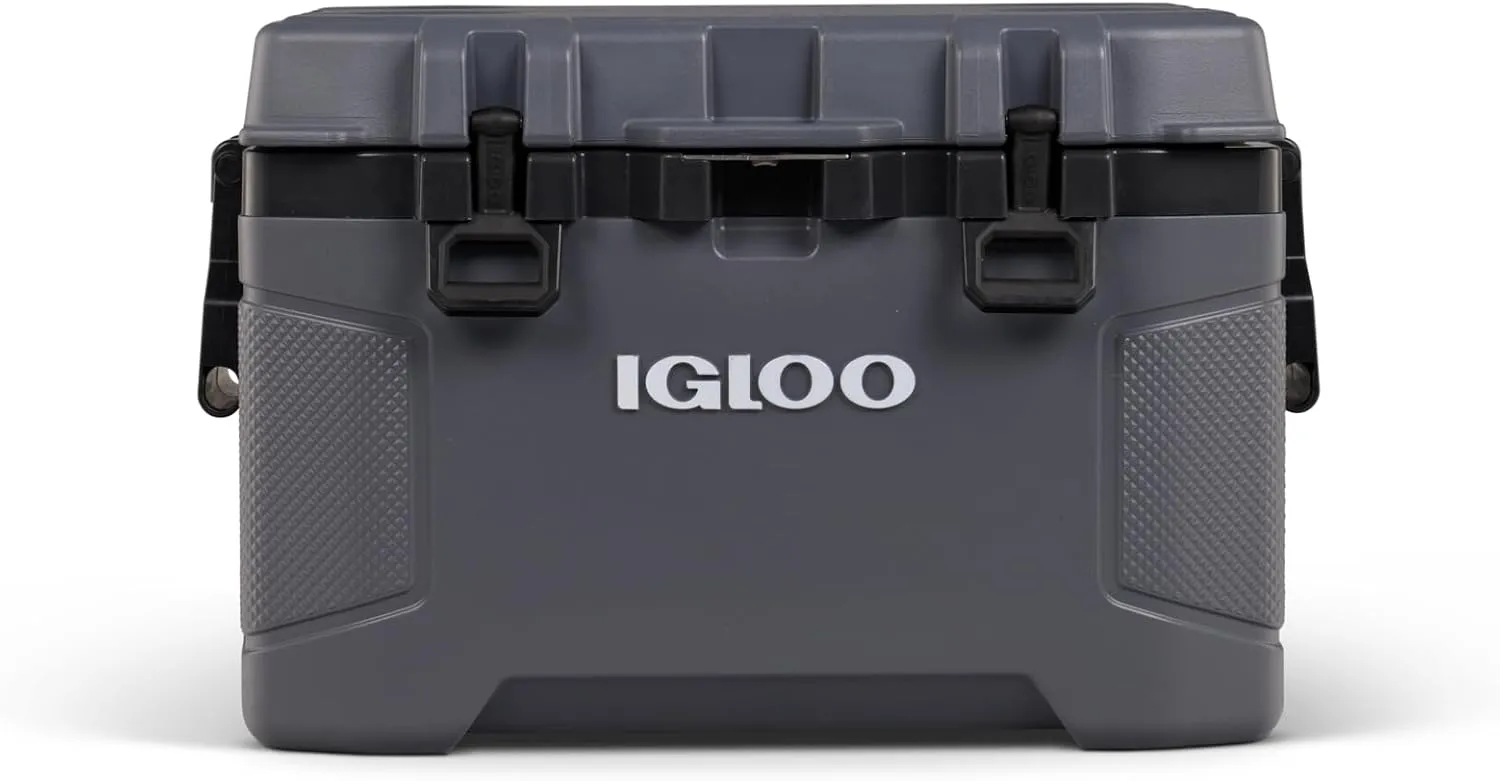 Igloo Trailmate 52Qt Wheeled Cooler, Insulated Hard Shell Ice Chest, Carbonite