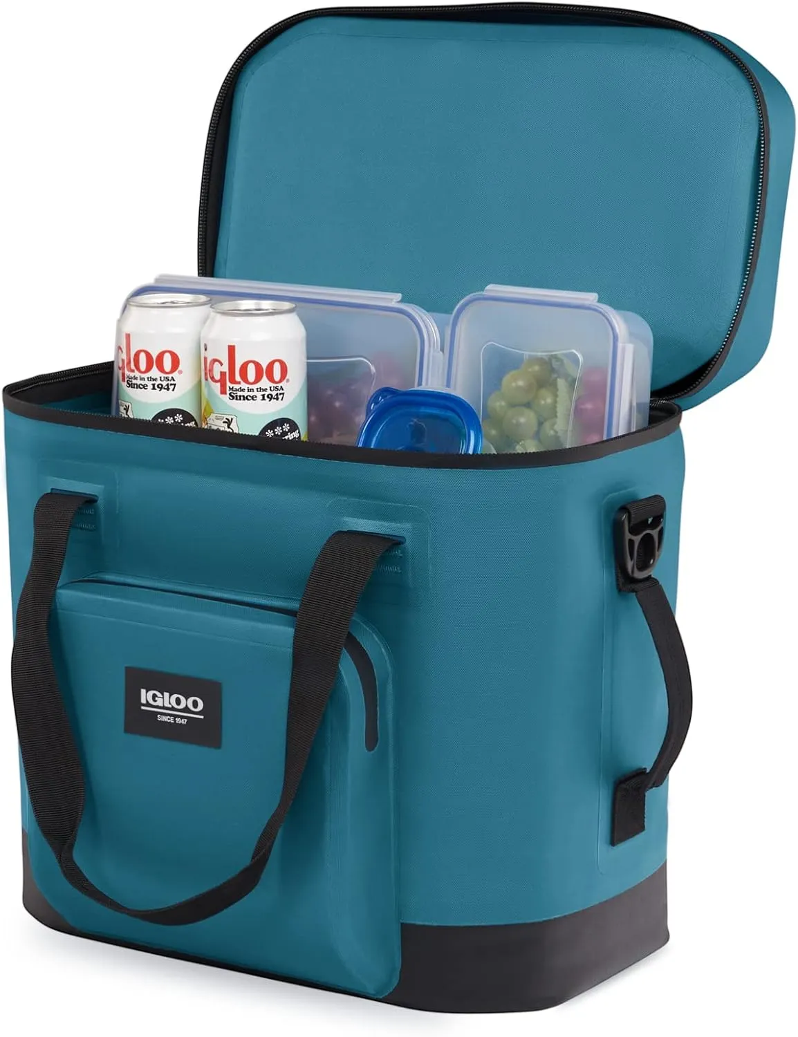 Igloo Trailmate Soft Cooler, Insulated Leakproof Softsided Cooler Bag, Portable Ice Chest, Lunch Cooler Tote Bag