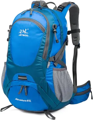 IKXO Hiking Backpack Waterproof Men Women Outdoor Travel for Trekking Camping Walking with Cover Student College School Daypack