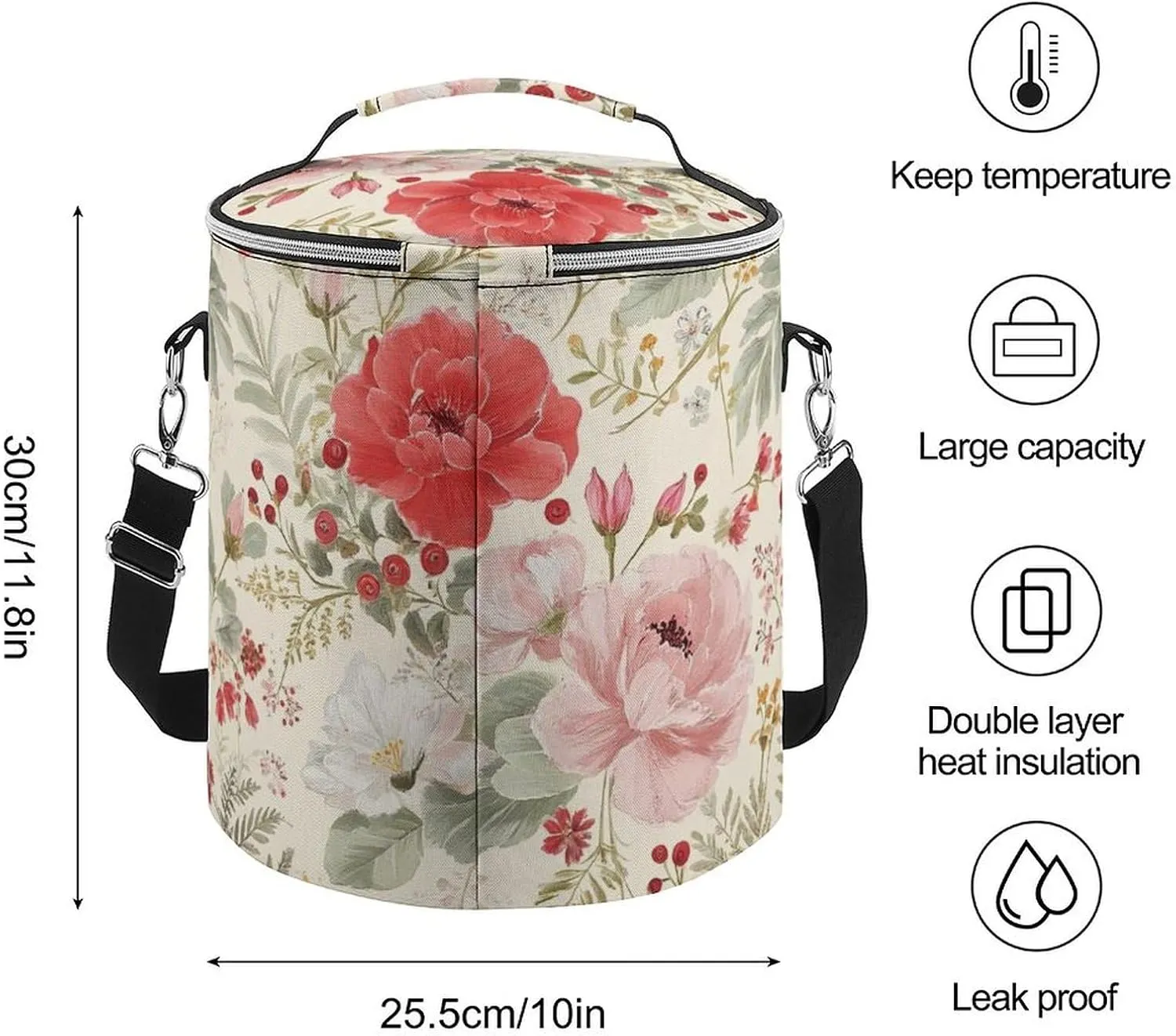 Insulated Collapsible Cooler Bags for Women and Men Camping and Outdoor Use