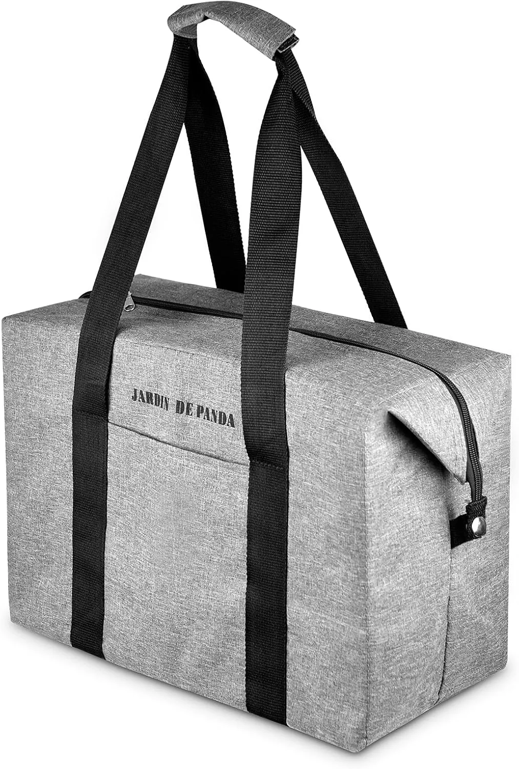 Insulated Cooler Bag (Gray) with Thermal Insulation - Food Delivery Bag,Premium, Collapsible Soft Cooler Makes a Perfect Insulated Grocery Bag, for Travel or Picnic。