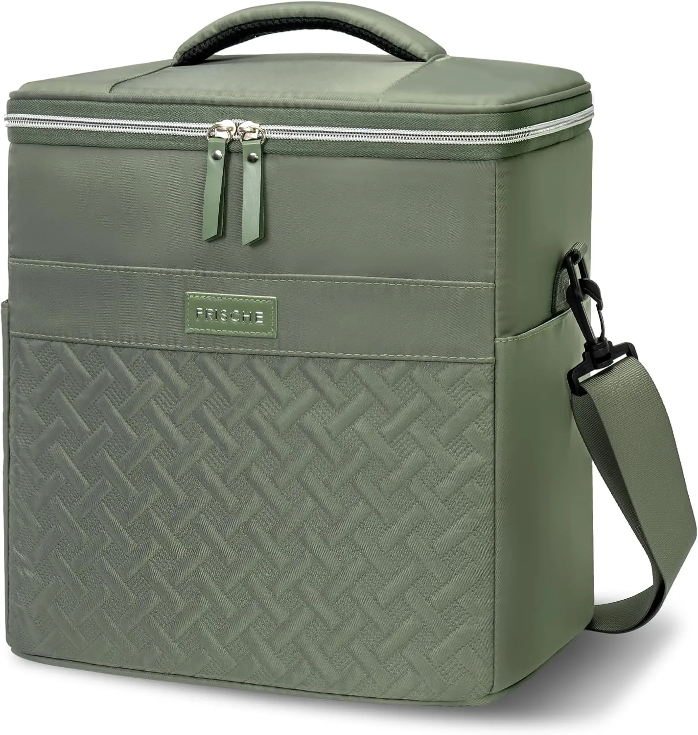 Insulated Waterproof Cooler Bag for Women Men，30 Cans Collapsible Lunch Bag with Shoulder Strap,Leakproof Soft Cooler for Beach, Camping & Travel