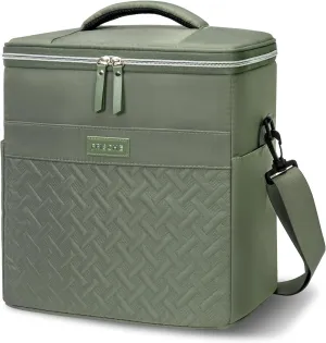Insulated Waterproof Cooler Bag for Women Men，30 Cans Collapsible Lunch Bag with Shoulder Strap,Leakproof Soft Cooler for Beach, Camping & Travel