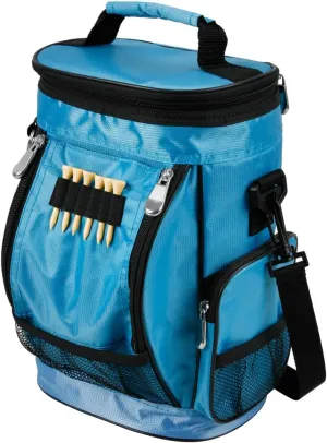Intech Golf Bag Cooler and Accessory Caddy, Portable Soft Sided 10-Can Insulated Cooler Bag, Fits on a Golf Cart, Push Cart or Carry