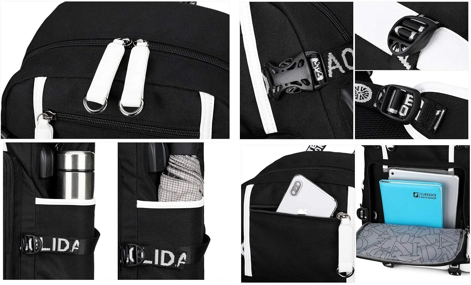 ISaikoy Anime VINLAND SAGA Backpack Rucksack Bookbag Student School Bag Daypack Satchel Handbag B1